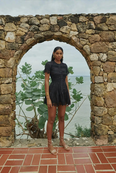 Violetta Dress in Black-Dress-Waimari-Debs Boutique
